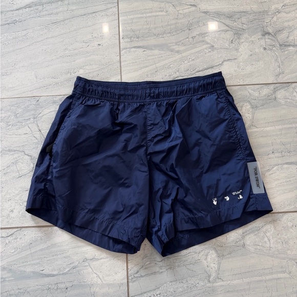 Off-White Other - Off-White Navy Swim Shorts
